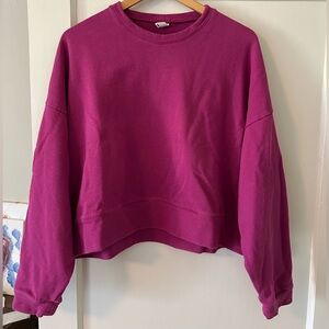 Ilana Kohn Magenta Crewneck Top